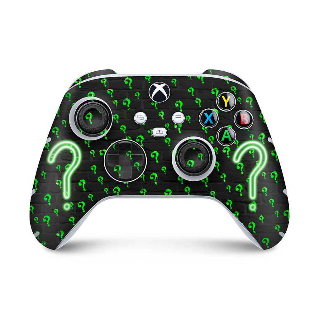 Xbox Series S X Controle Skin Anti-Rage - Charada Batman