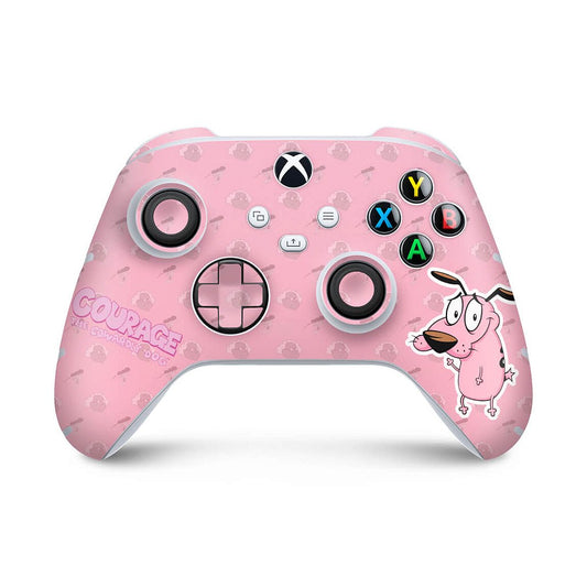 Xbox Series S X Controle Skin Anti-Rage - Coragem: O cão covarde