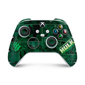 Skin Anti-Rage Xbox Series S X Controle - Hulk Comics