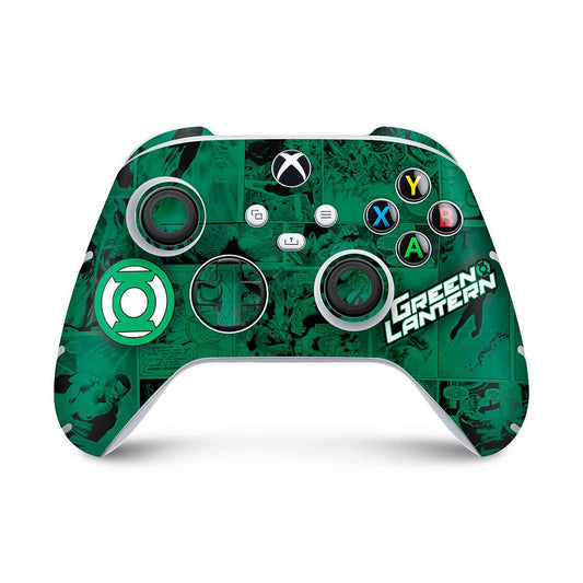 Xbox Series S X Controle Skin Anti-Rage - Lanterna Verde Comics