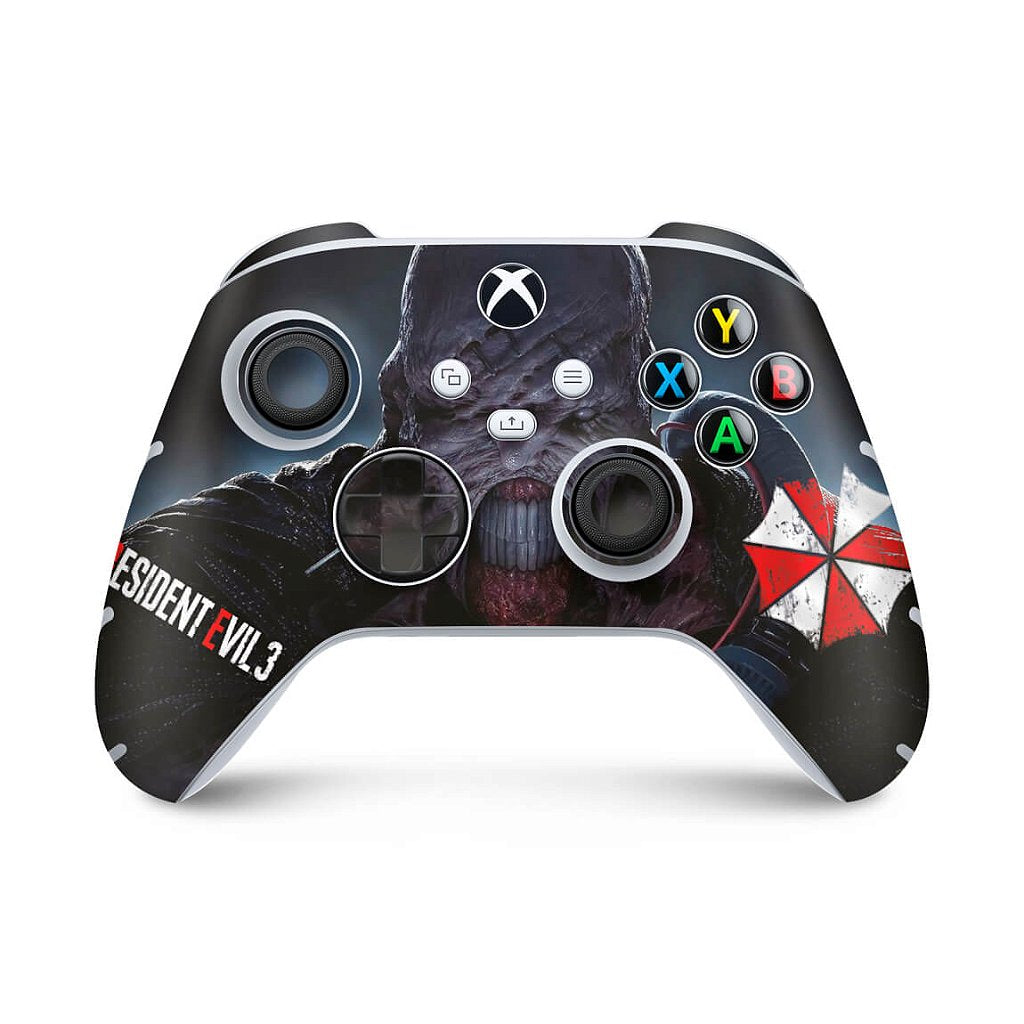 Skin Anti-Rage Xbox Series S X Controle - Resident Evil 3 Remake
