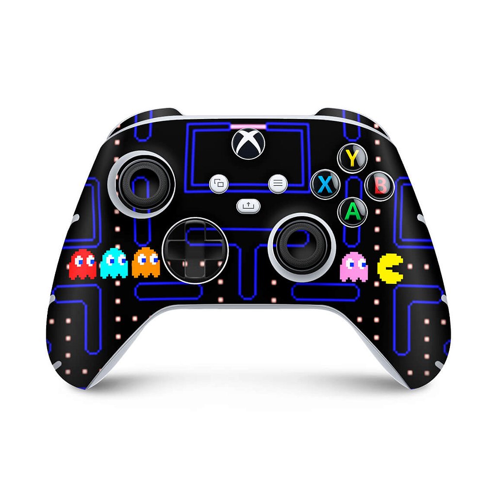 Skin Anti-Rage Xbox Series S X Controle - Pac Man