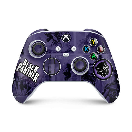 Xbox Series S X Controle Skin Anti-Rage - Pantera Negra Comics