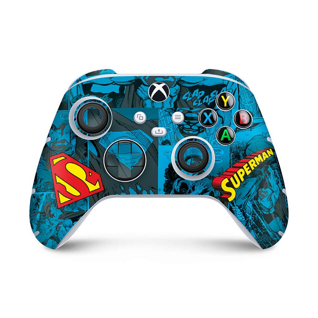 Skin Anti-Rage Xbox Series S X Controle - Superman Comics