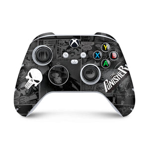 Skin Anti-Rage Xbox Series S X Controle - The Punisher Justiceiro Comics