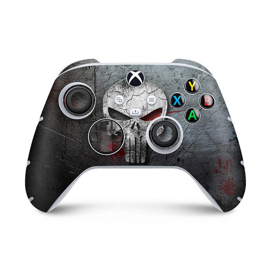 Xbox Series S X Controle Skin Anti-Rage - The Punisher Justiceiro