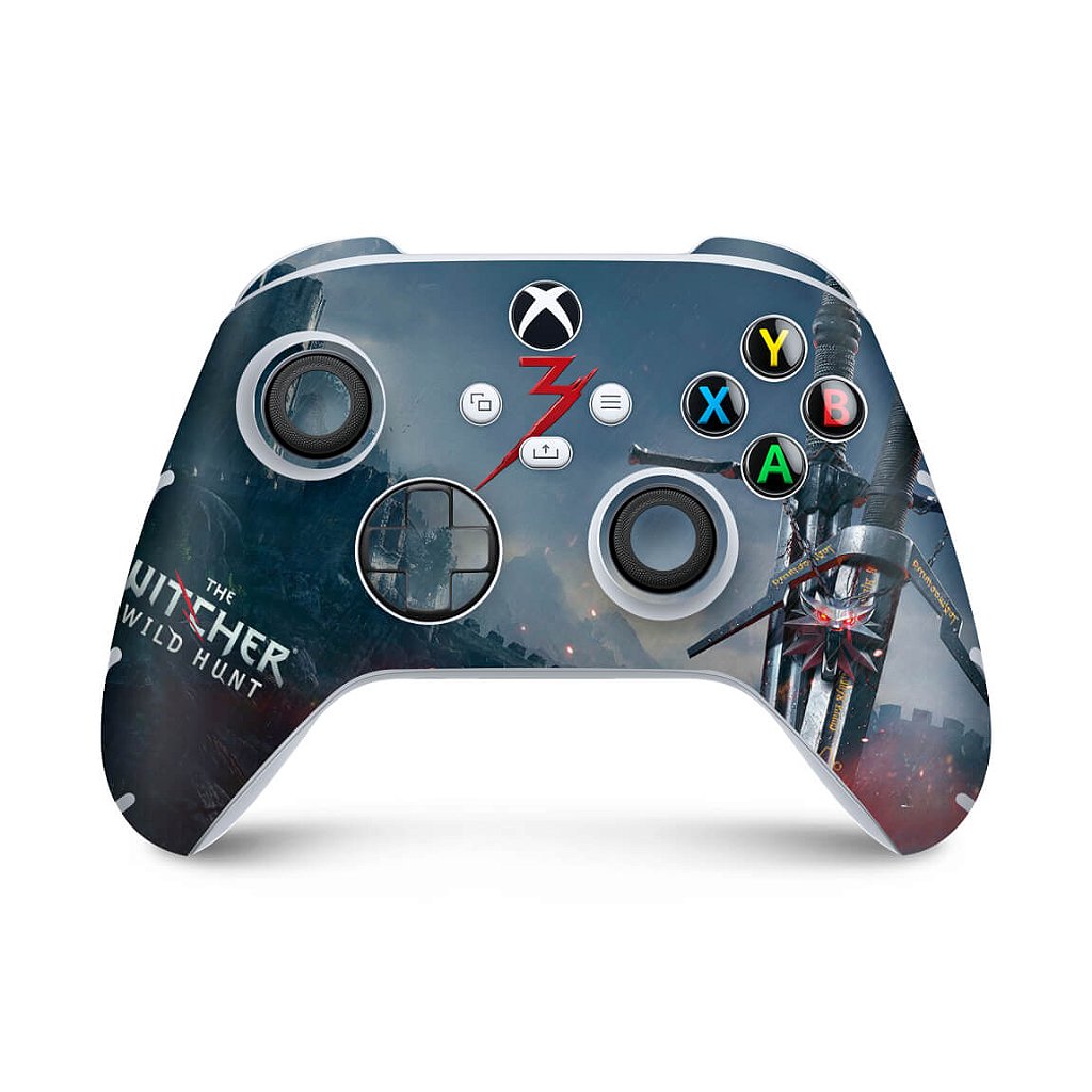 Skin Anti-Rage Xbox Series S X Controle - The Witcher 3