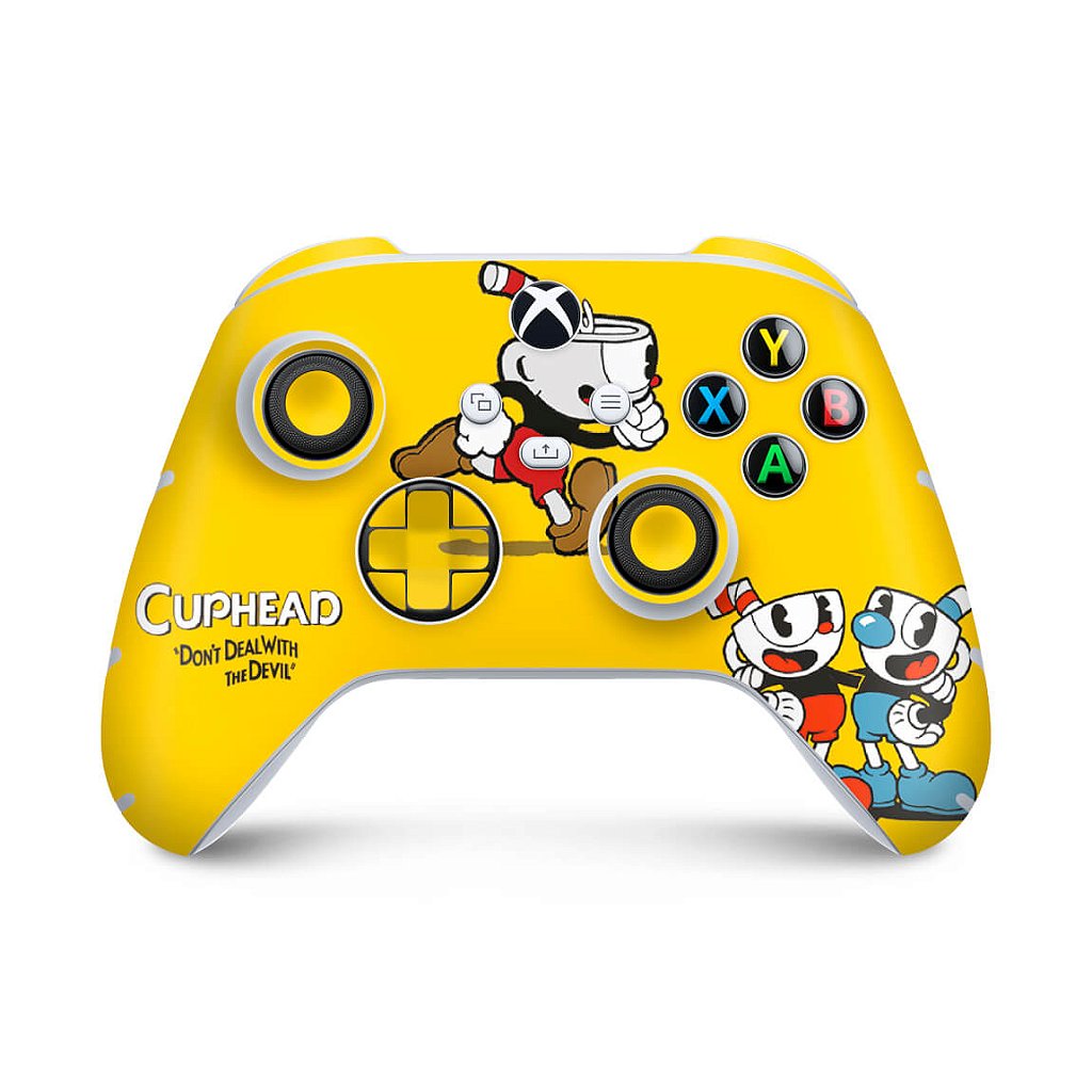 Skin Anti-Rage Xbox Series S X Controle - Cuphead