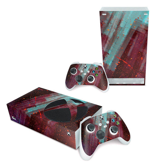 Xbox Series S Skin Anti-Rage Horizontal - Abstrato #100