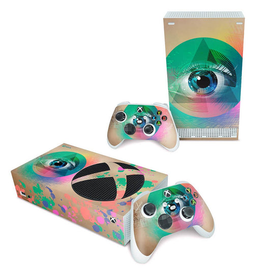 Xbox Series S Skin Anti-Rage Horizontal - Abstrato #89