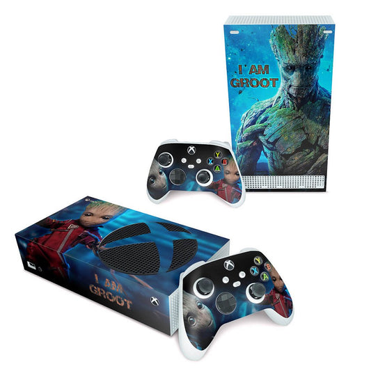 Xbox Series S Skin Anti-Rage Horizontal - Baby Groot
