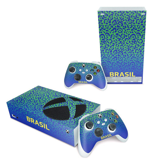 Xbox Series S Skin Anti-Rage Horizontal - Brasil