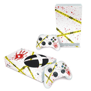 Skin Anti-Rage Xbox Series S Horizontal - Cena De Crime Scene