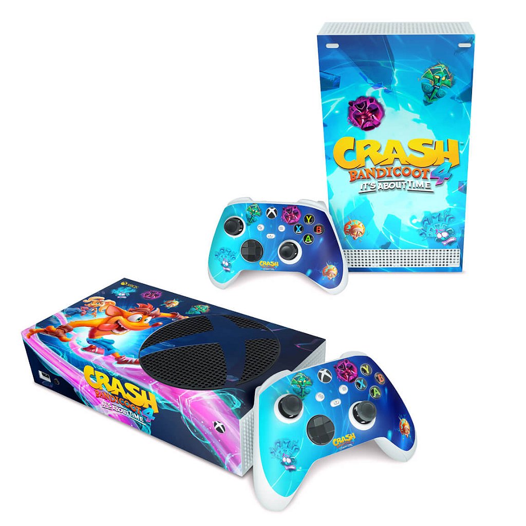 Skin Anti-Rage Xbox Series S Horizontal - Crash Bandicoot 4