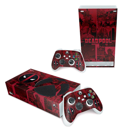 Xbox Series S Skin Anti-Rage Horizontal - Deadpool Comics