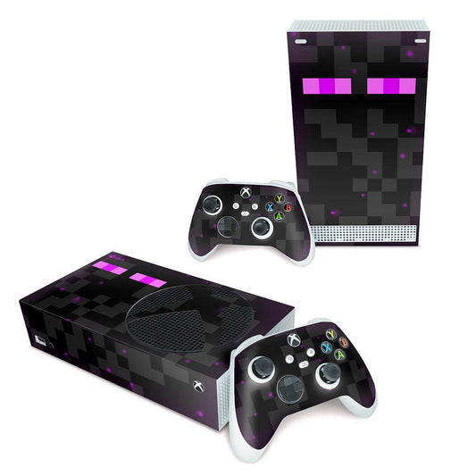 Xbox Series S Skin Anti-Rage Horizontal - Minecraft Enderman