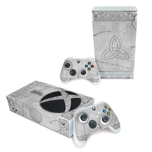 Skin Anti-Rage Xbox Series S Horizontal - Mjolnir Thor Amor e Trovão