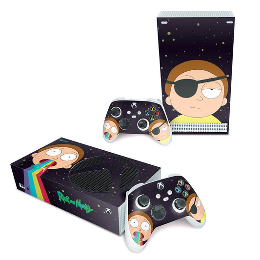 Xbox Series S Skin Anti-Rage Horizontal - Morty Rick And Morty
