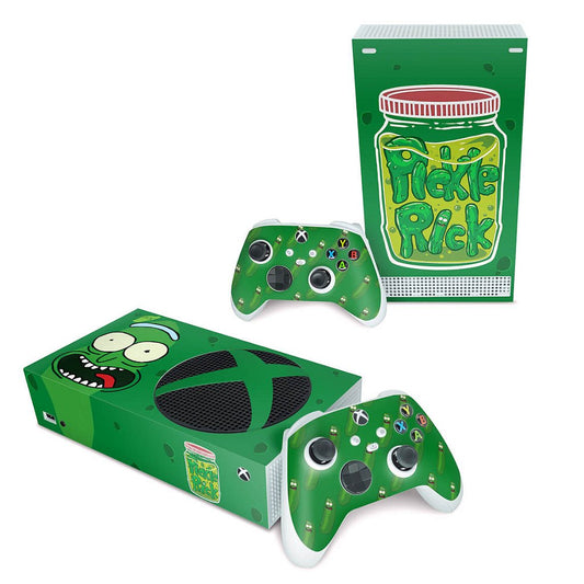 Xbox Series S Skin Anti-Rage Horizontal - Pickle Rick And Morty
