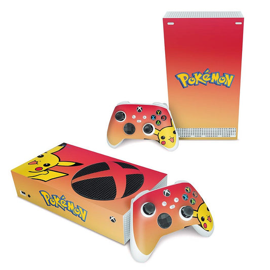 Xbox Series S Skin Anti-Rage Horizontal - Pokemon Pikachu