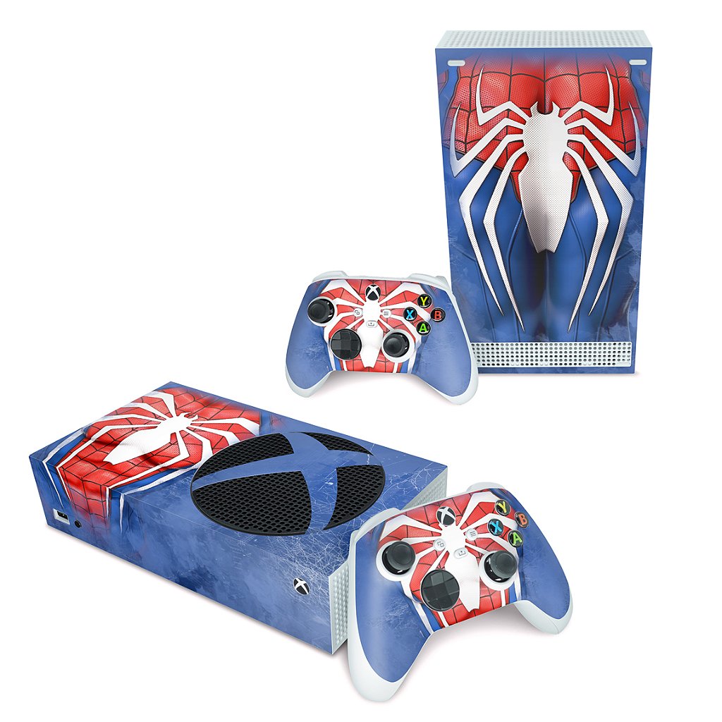 Xbox Series S Skin Anti-Rage Horizontal - Spider-Man Homem Aranha 2
