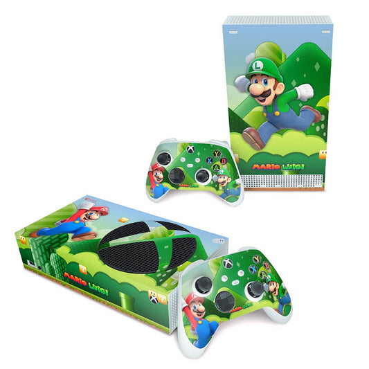 Xbox Series S Skin Anti-Rage Horizontal - Super Mario