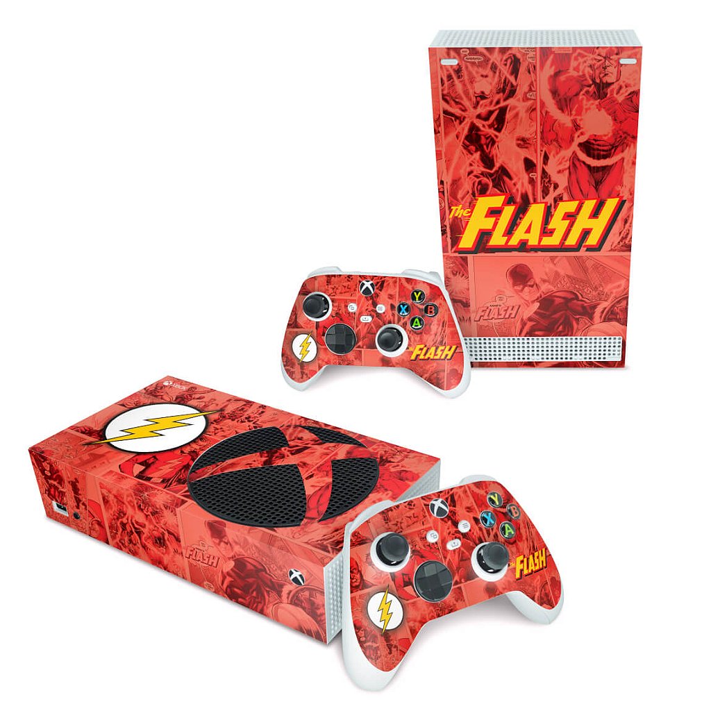 Skin Anti-Rage Xbox Series S Horizontal - The Flash Comics