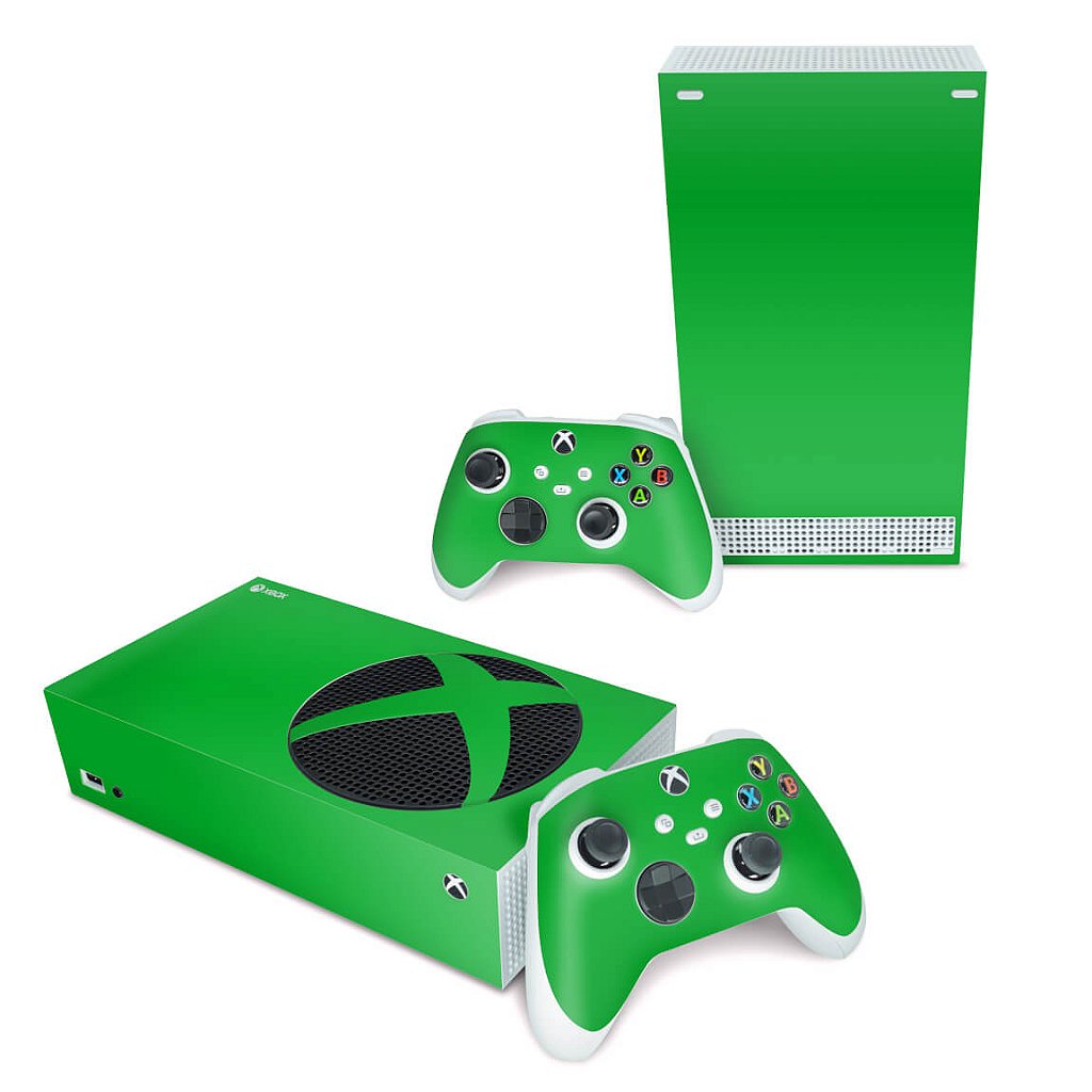 Skin Anti-Rage Xbox Series S Horizontal - Verde