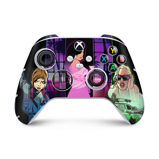 Xbox Series S X Controle Skin Anti-Rage - GTA The Trilogy