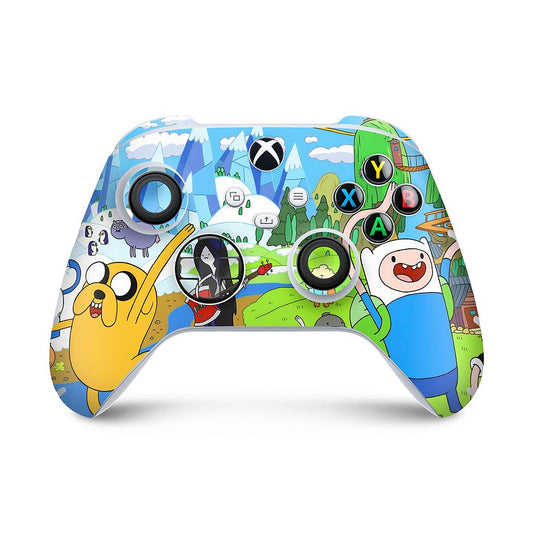 Xbox Series S X Controle Skin Anti-Rage - Hora de Aventura