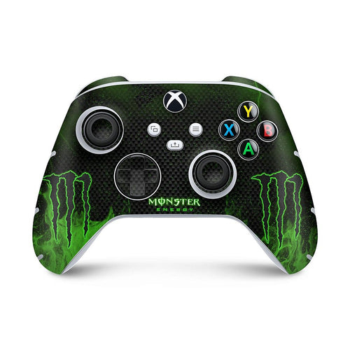 Skin Anti-Rage Xbox Series S X Controle - Monster Energy Drink