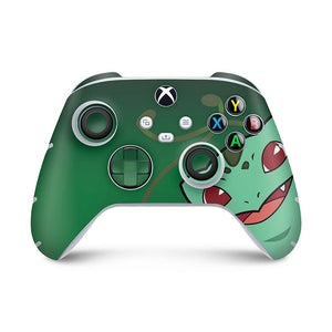 Skin Anti-Rage Xbox Series S X Controle - Pokemon Bulbasaur