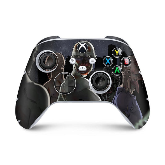 Xbox Series S X Controle Skin Anti-Rage - Zombie Zumbi The Walking